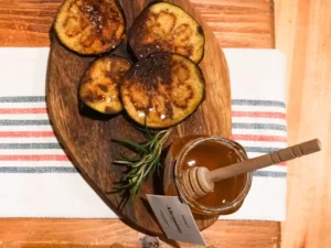 Xips dalberginia amb mel alimentosdecatalunya
